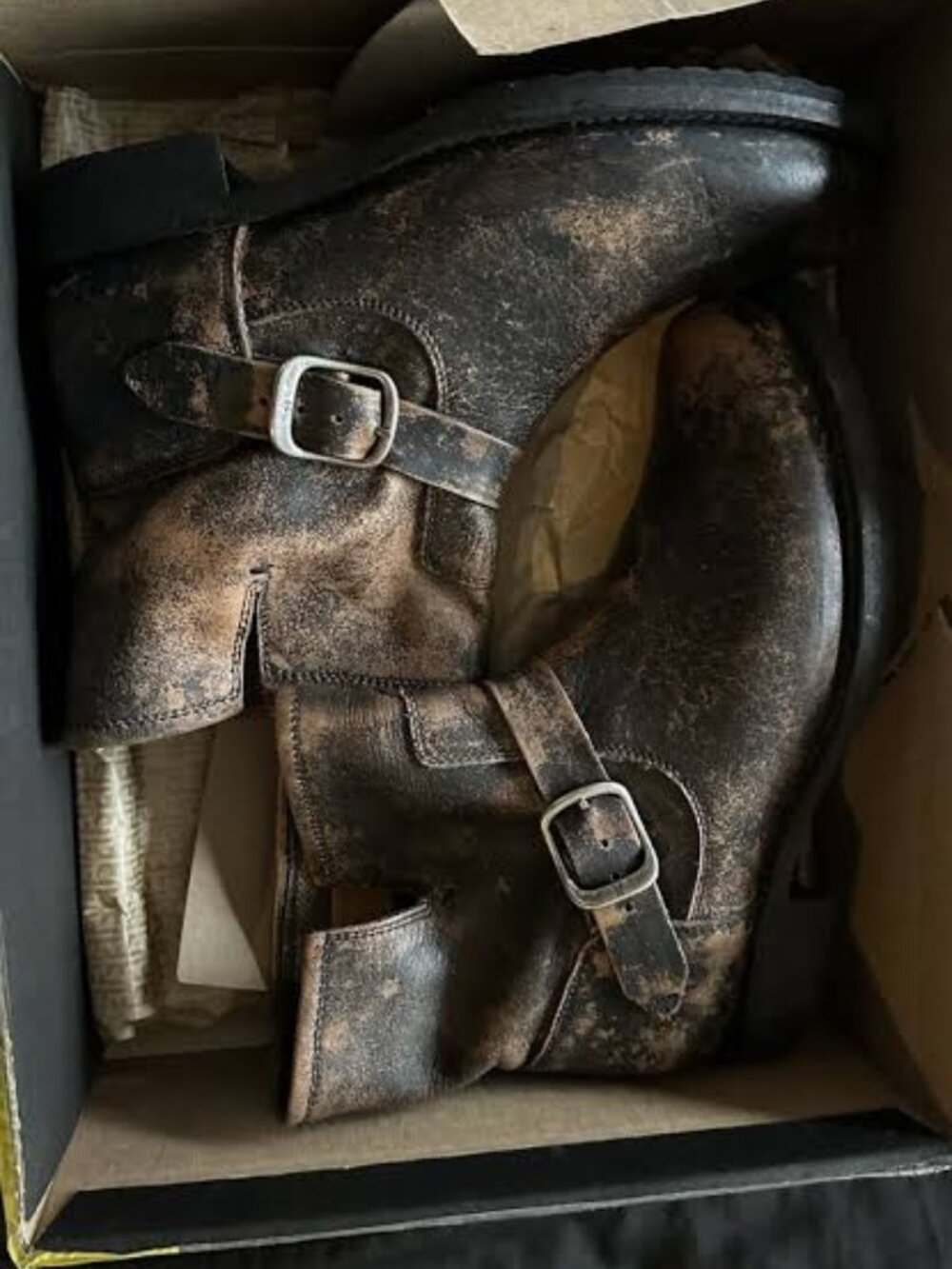 Frye Distressed Veronica Boots NIB